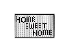 Stupell Industries Sweet Home Mosaic Pattern, 30 x 18
