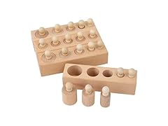 1.75"x6.25" Wood Cylinders 4pc