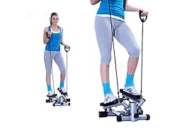 Portable Lateral Twist Stepper with Res