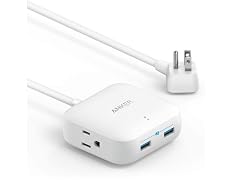 Anker Mini 5' Flat Plug Travel Power Strip (Open Box)
