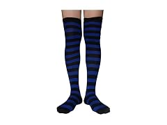 spomei Womens Thigh High Socks Striped