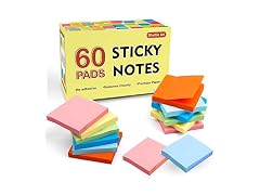 Shuttle Art Sticky Notes 60-Pad 6000ct