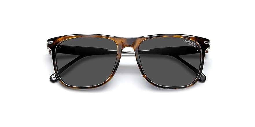 Carrera 276/S Polarized Sunglasses For Men - Matte Black, 55mm Lens, 17mm Bridge, 145mm Temple