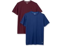 Amazon Essentials 2-Pack T-Shirt Burgundy Navy (S)