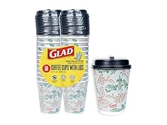 Glad Disposable Coffee Cups with Lids