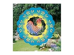 Wind Spinners Outdoor: Metal Garden Ornament - 12"
