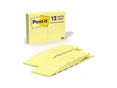 Post-it Notes 4 in x 6 in, 12 Pads
