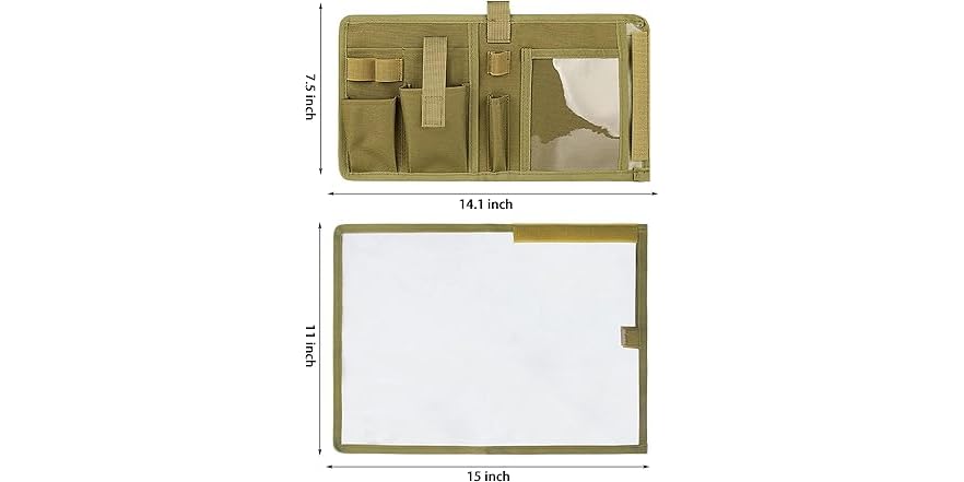 thumbnail image 2 of Map Case Waterproof GEEDUD Map Case, Tactical Notebook, Multifunctional Wate Resistant Activities/dp/b0d2vrxtmb Map Protector 2 of 11
