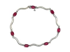 3ct Ruby & Diamond Bracelet