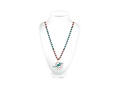 Miami Dolphins Bead Necklace