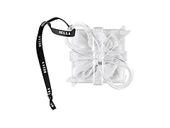 Bella Tangle Free Scrunchie Hair Tie Velvet Daisy White