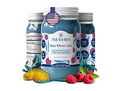TrueSeaMoss Blue Spirulina Sea Moss Gel 16oz