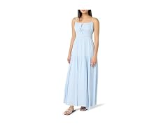 The Drop Women Tavia Tie-front Tiered Maxi Dress