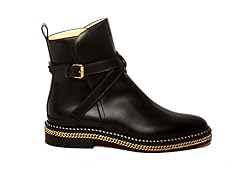 Chelsea chain flat calf brosse boot