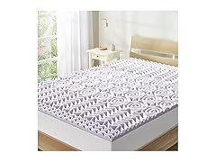 Mellow 1.5" 5-Zone Memory Foam Twin Mattress Topper