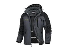 HIKEBAY Mens Waterproof Ski Jacket