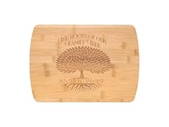 Spoontiques Family Tree Cutting Board for Kitchen 
