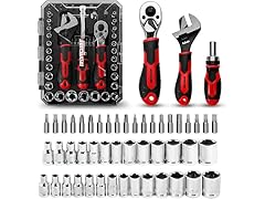 53-Piece Socket Ratchet Wrench Set