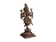 Bhagawan Vishnu as Tribhanga Krishna - Brass Statue