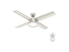 Hunter Fan 52" Contemporary Matte Nickel I/O