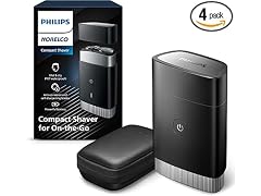 Philips Norelco Portable Electric Shaver, Black