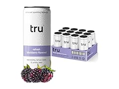 12PK Tru Refresh Seltzer, Sparkling Water Blackberry