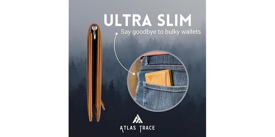 Atlas Trace Minimalist Wallet RFID