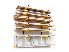 GREENER Lumber Storage Rack Folding w/ 6-Levels, 2 Ct
