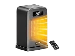 MORENTO Space Heater for Indoor Use Black