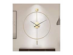 YISITEONE Wall Clock with Pendulum
