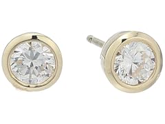 Amazon Essentials Earrings Bezel Studs