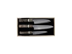 Cold Steel Japanese VG-10 Damascus 3-Piece Kitchen Knife Set