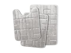 Clara Clark Set of 3 Bath Mats