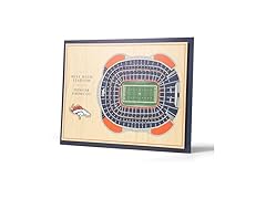 DENVER BRONCOS 5Layer StadiumViews 3D Wall Art