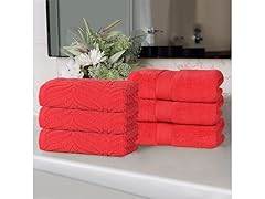 Superior Cotton Chevron Hand Towel 6PC Set VARIES