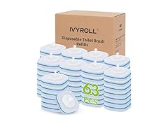 63 Count Disposable Toilet Brush Heads