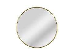 MCS Master & Co. Modern Metal Round Wall Mirror