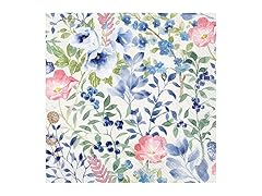 IHR Indigo Flowers Paper Napkins 20ct
