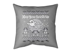 Halloween Spirit Sweater Medium Double Sided Pillow