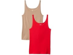 Amazon Essentials Tank Top, Bright Poppy (XXL)