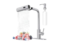 Kitchen Faucets with Pull Down Sprayer