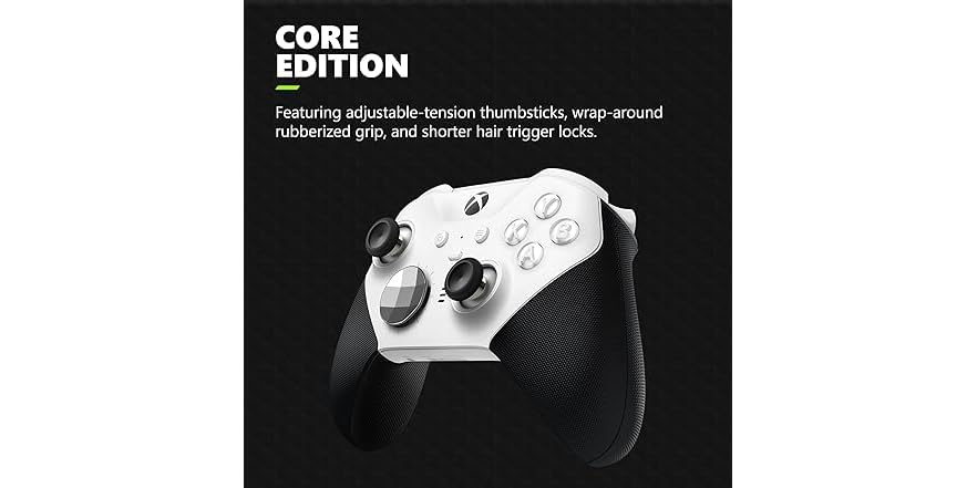 Xbox Elite Wireless Controller Series 2 Core (Factory Reconditioned)