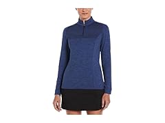 Perry Ellis Women (M) Zip Long Sleeve Pullover