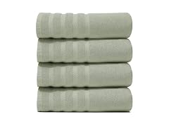 Hearth & Harbor Bath Towels for Bathroom 4PC