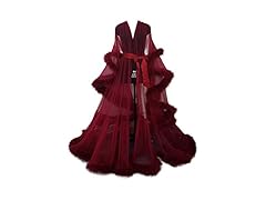 Old Hollywood Feather Robe Sexy Boudoir