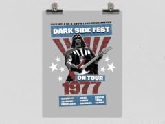 Dark Side Fest 12" x 16" Matte Poster