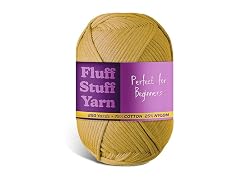 Soft Yarn for Crocheting Crochet Mustard