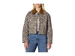 Amazon Essentials Women Oversized-Fit Cropped Denim Jacket