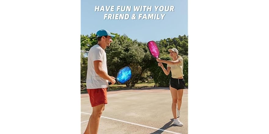 Mayboom Pickleball Paddle Set – USAPA Approved, 2 Rackets + Balls - Image 7
