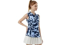 FKEEP Women's Sleeveless Polo Golf Tennis Shirt